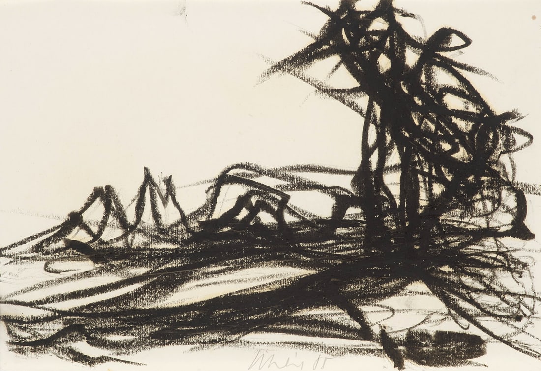 Max Uhlig o.T. (Liegende Figur). 1988. Ölpastellkreide auf leichtem Velin. 29,5 x 20,5 cm.: Ostdeutsche KunstMax Uhligo.T. (Liegende Figur). 1988. Ölpastellkreide auf leichtem Velin. 29,5 x 20,5 cm. Signiert und datiert. - Die Ecken leicht bestoßen. Recto sowie verso technikbedingt