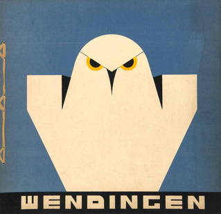 Wendingen. 12. Serie, H. 1. Sonderheft gewidmet den: Wendingen. 12. Serie, H. 1. Sonderheft gewidmet den Holzschnitten von Samuel Jessurun de Mesquita. Santpoort, C. A. Mees, 1931. 24 Bll. 4°. Farbig ill. OKart. (etwas angestaubt). Farbiger Umschlagsho