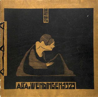 Wendingen. 7. Serie, Nr. 1. Sonderheft Samuel Jessurun: Wendingen. 7. Serie, Nr. 1. Sonderheft Samuel Jessurun de Mesquita. Mit zahlr. Abbildungen. Santpoort, C. A. Mees, 1925. 4°. 36 Bll. Ill. OKart. (etwas bestoßen). Einbandholzschn. von J. de Mesquita