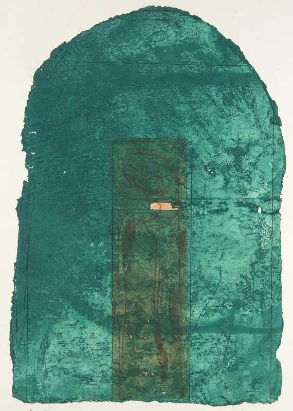 Ping, Tan Untitled. Farbradierung auf: Ping, Tan Untitled. Farbradierung auf Hahnemühle-Papier. 52 x 37,7 cm. Signiert und nummeriert. - Sehr leicht unfrisch. Exemplar 1/20. Colour etching on hand-made paper. Signed and numbered. - Minima