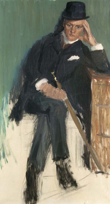 Künstler des 20. Jhd Männerportrait. Deutschland, (1 of 1)