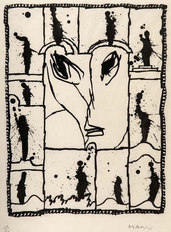 Alechinsky, Pierre Sur les onze coups de midi. 1993. (1 of 1)