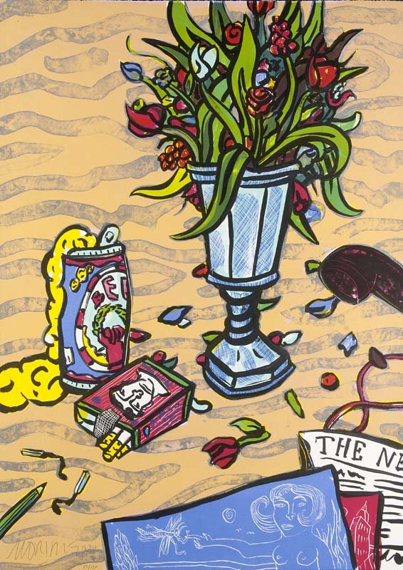 Götze, Moritz Stillleben mit Blumenvase. 2004. (1 of 1)