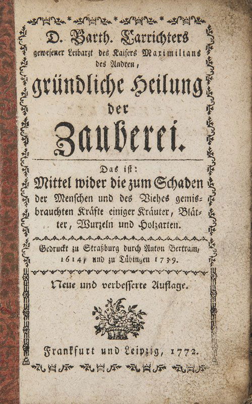 Carrichter Bartholomäus Gründliche Heilung der (1 of 1)