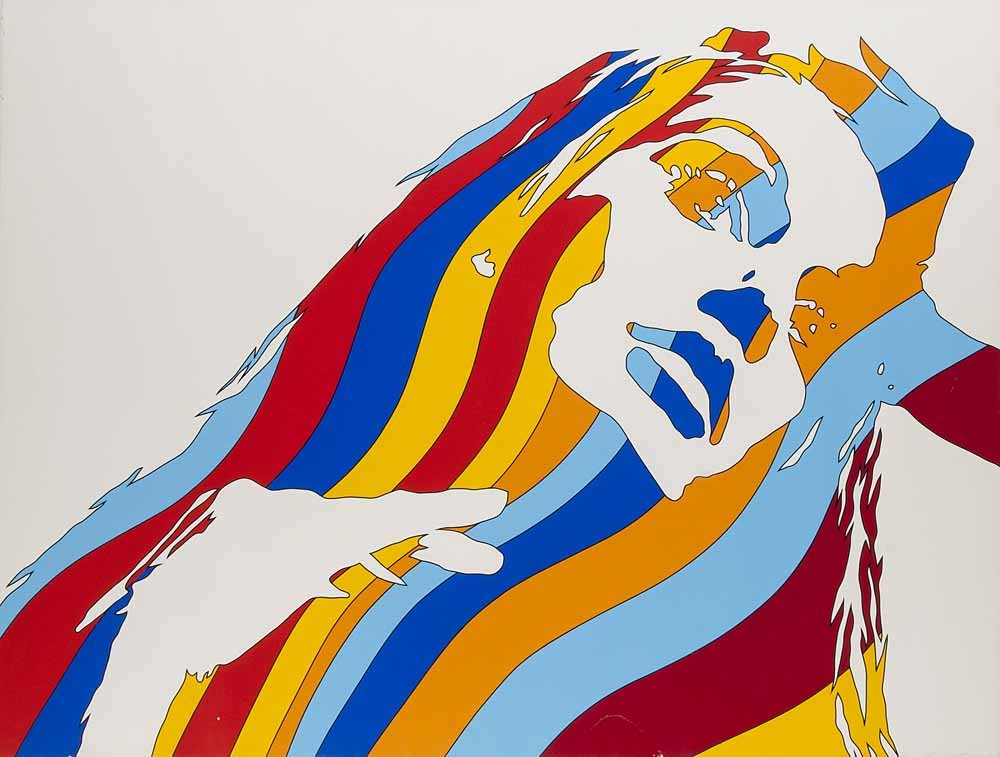 Berges, Werner Pop-Art Girls. 1970. 3 Farbserigraphien: Berges, Werner Girls. 1970. 3 Farbserigraphien auf Chromolux. Blattmae je 60 x 80 cm. Je signiert, teils datiert und nummeriert. 2 Blatt eins von 100 Exemplaren. - Beigegeben: Ders. 2 weitere Farbseri