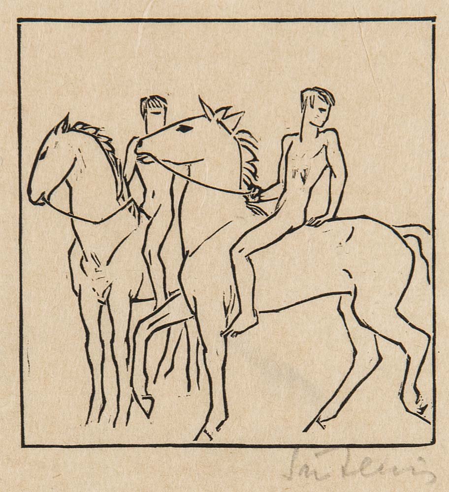 Sintenis,Pferde,Holzschnitt,35 (1 of 1)