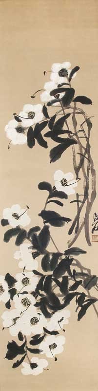 Bildrolle. Kirschblten. China, 20. Jh. Tusche und (1 of 1)