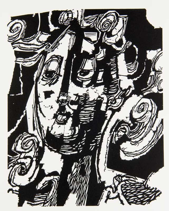 Orlowski, Variationen u. Beig.: Orlowski, Hans Variationen Ÿber ein Thema. 10 OHolzschnitte. Hg. vom Hans-Orlowski-Kreis. Berlin, 1969. 2 Bll. Text, 10 lose Taf. 4¡. OHPgt.-Mappe (teils leicht gebrŠunt). Eins (Nr. 4) von 100 Exem