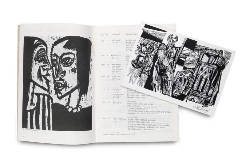 Orlowski, Werkverzeichnis.: Schwarzenberger, Fritz Werkverzeichnis Hans Orlowski. Holzschnittgraphik, Lithographien und Radierungen der Jahre 1914 bis 1931. / Holzschnittgraphik der Jahre 1932 bis 1943. / Holzschnittgraphik der