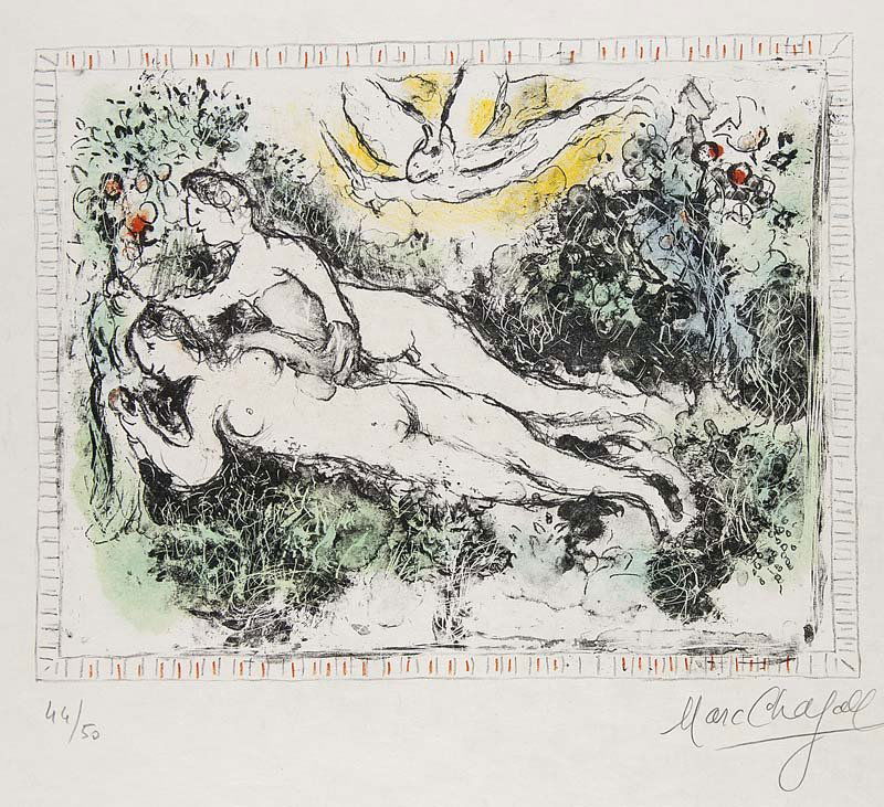 Chagall, Marc Le Jardin d´Eden. 1974. Farblithographie (1 of 1)