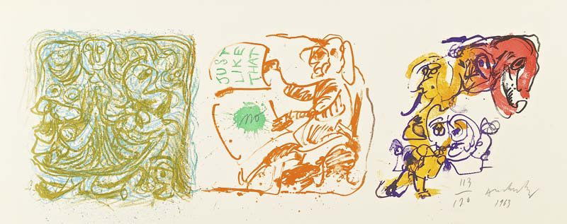 Alechinsky, Pierre Just like that. 1963. (1 of 1)