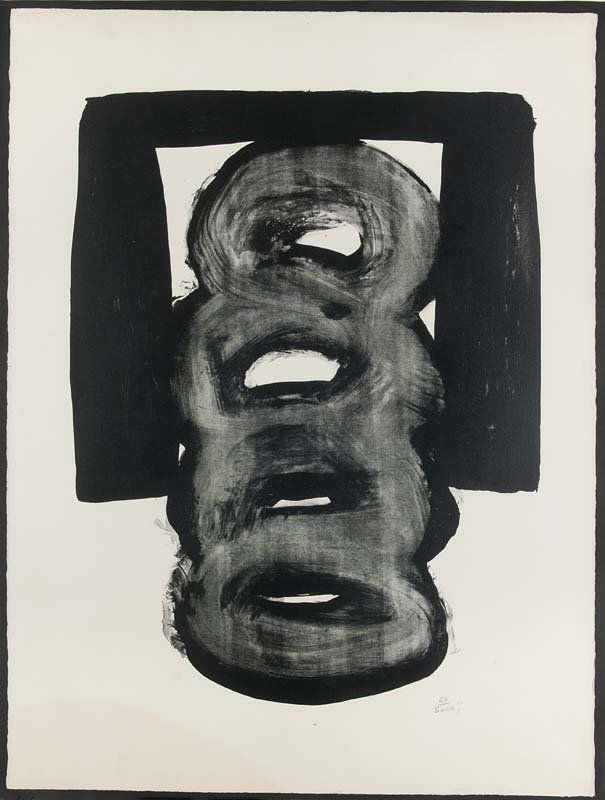 Sugai, Kumi Le Tonnerre. 1964. Lithographie in Grau und (1 of 1)