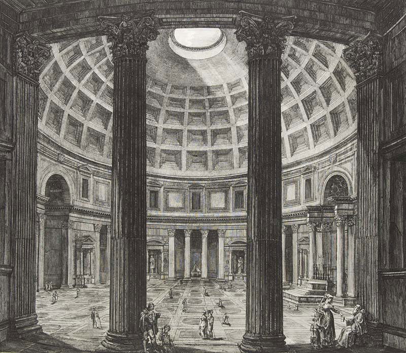 Rossini, Luigi Konvolut von 16 radierten Rom-Ansichten. (1 of 1)