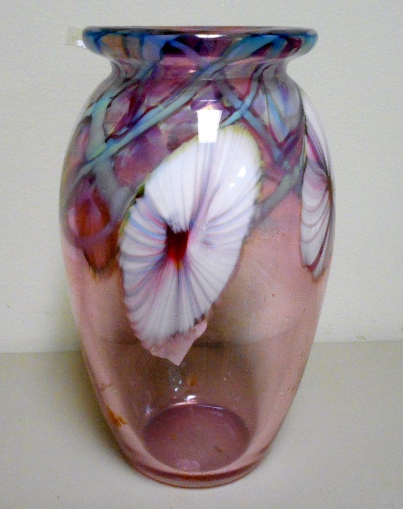 David Boutin Art Glass Vase