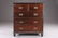 907: DOUBLE-STACKED ROSEWOOD CAMPAIGN CHEST, early 19t