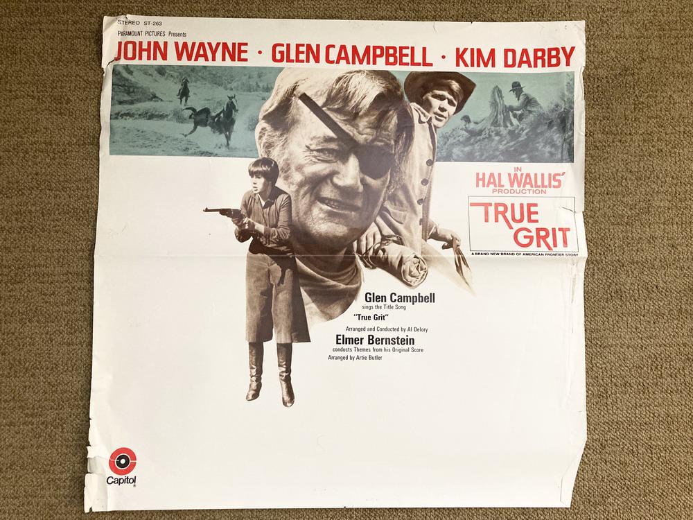 "TRUE GRIT" MOVIE POSTER. (1 of 6)