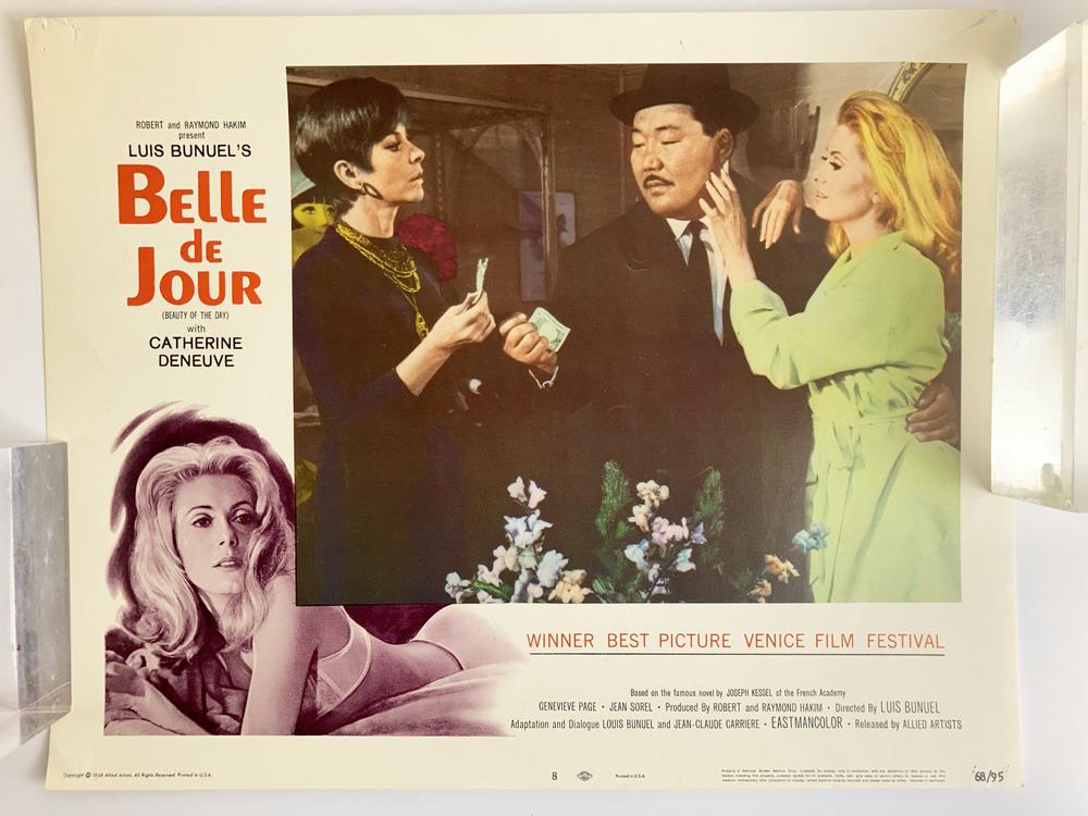 "BELLE DE JOUR" HALF SHEET MOVIE POSTER, (1 of 4)