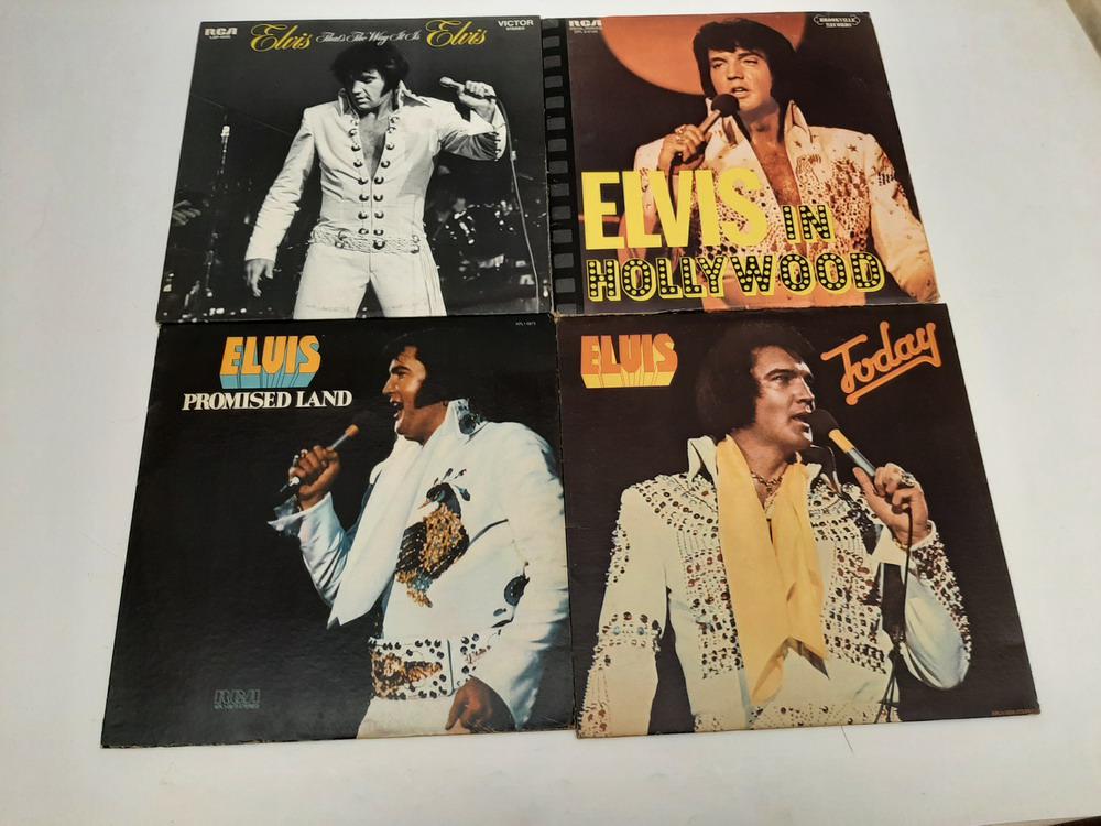 19 1970S ELVIS PRESLEY RCA VICTOR ALBUMS.: 19 1970S ELVIS PRESLEY RCA VICTOR ALBUMS. Now, Promised Land (2), Good Time, Burning Love, HIts from His Movies, Pure Gold, Today,Elvis, Raised on Rock, Separate Ways, Welcome to My World, Elvis in Ho
