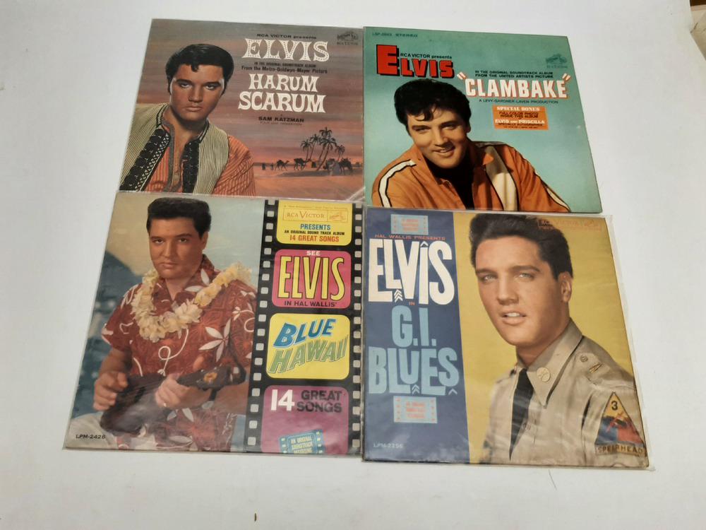 NINE ELVIS PRESLEY MOVIE SOUNDTRACK RCA VICTOR RECORD (1 of 6)