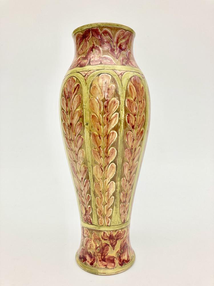SIGNED "H.P.D.P." ARTISAN-CRAFTED ARTS & CRAFTS VASE , (1 of 11)