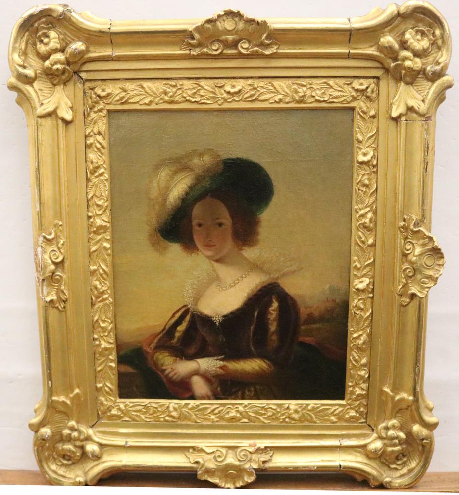 FRENCH SCHOOL (Late 18th C.) Portrait of a Young Lady (1 of 7)