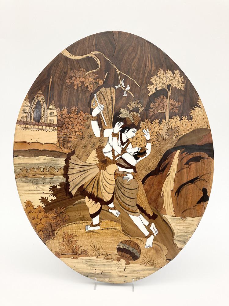 INDIAN SCHOOL (Late 20th century). Dancing Couple, (1 of 6)