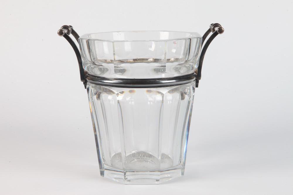 SIGNED BACCARAT FLARING, OCTAGONALLY PANELED COLORLESS (1 of 1)