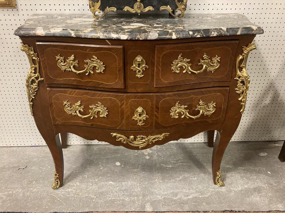 LATE 20TH CENTURY CONTINENTAL LOUIS XV STYLE, INLAID (1 of 8)