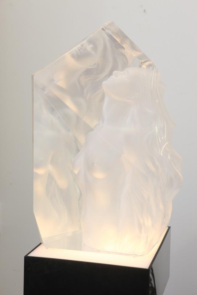 FREDERICK HART (American, 1943 - 1999). Exaltation, 1998, Limited edition lucite sculpture numbered (1 of 4)
