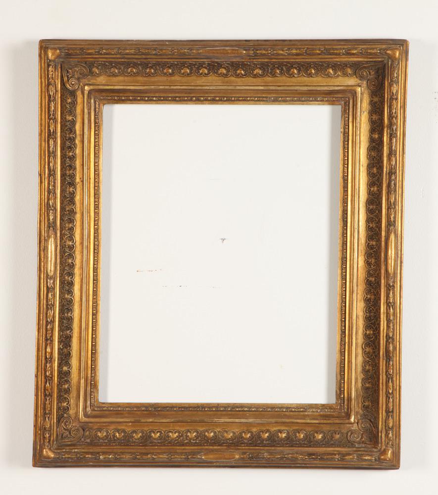 FRENCH 19TH CENTURY FLUTED PICTURE FRAME, (1 of 4)