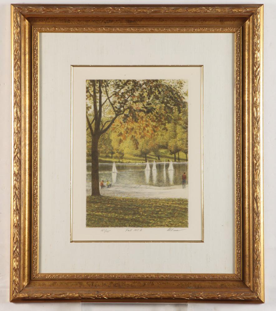 HAROLD ALTMAN (American, 1924 - 2003).   Fall II, 1985,  Limited edition lithograph printed in (1 of 2)