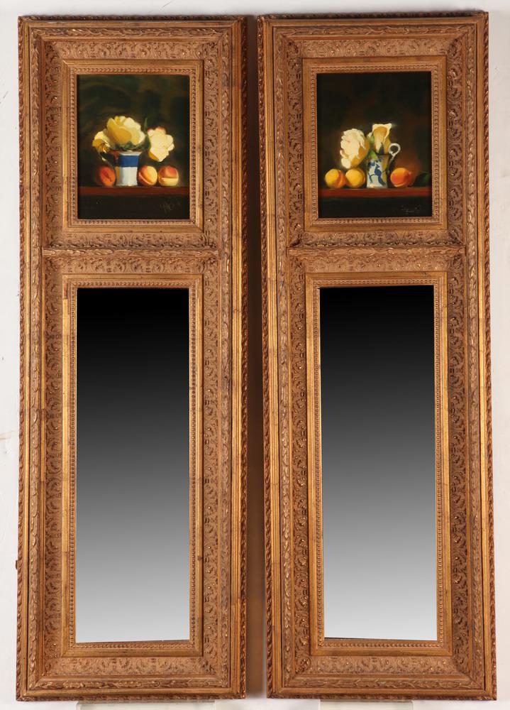 MARTHA ROBBINS KELLAR (American, born 1949). A Pair: "Fruit and Flowers" and "Golden in the Light I (1 of 1)