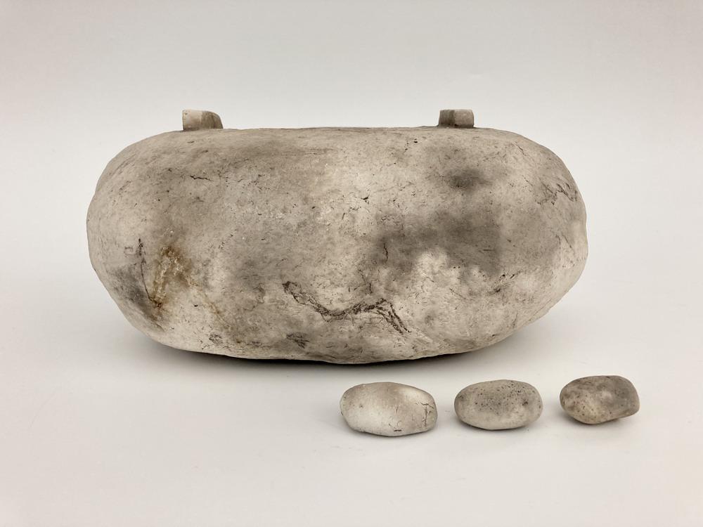 A PAIR OF CONTEMPORARY CERAMICS, (1 of 11)