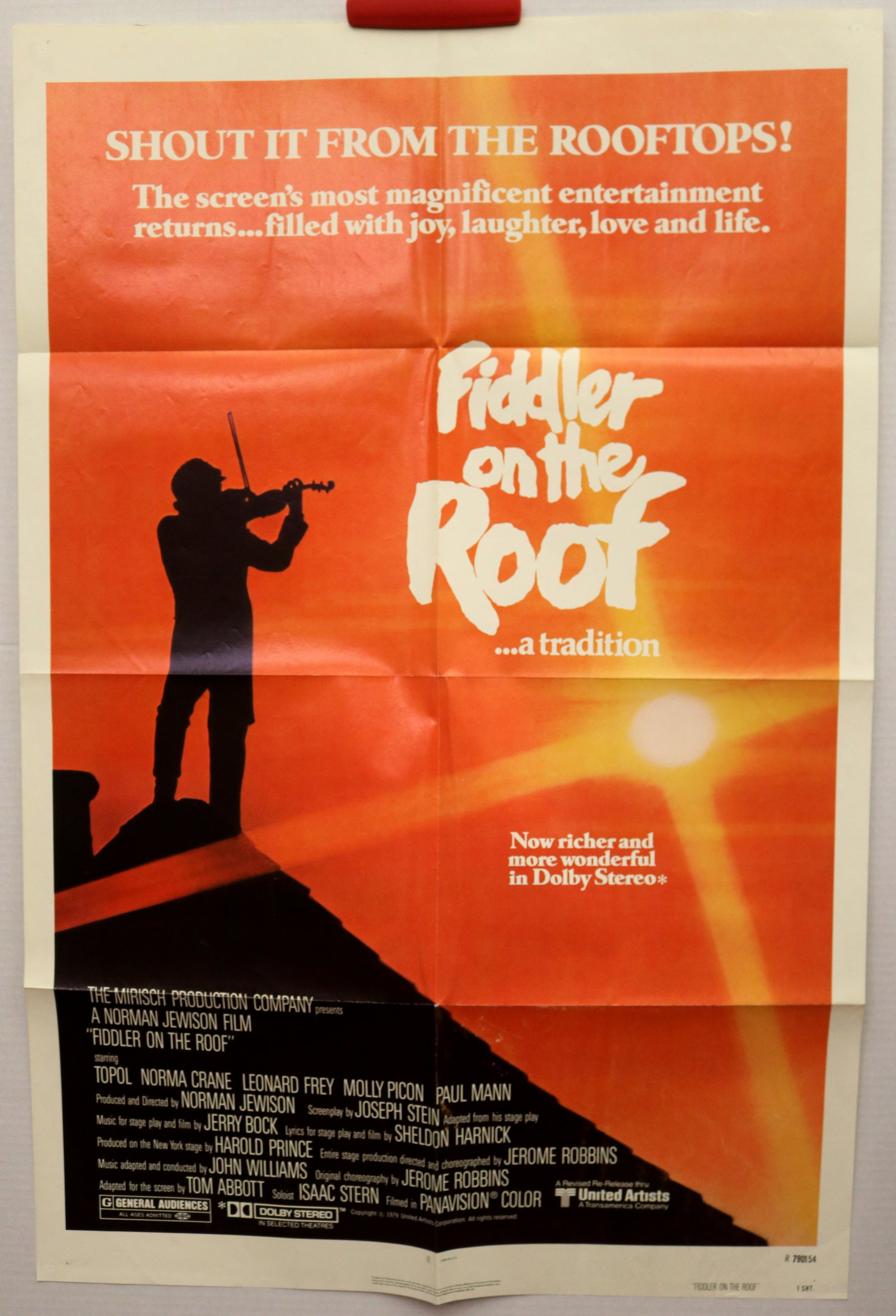 FOUR 60S-70S MUSICALS MOVIE POSTERS,: FOUR 60S-70S MUSICALS MOVIE POSTERS. Including "Fiddler on the Roof", "Music Man". "My Fair Lady" and "West Side Story"