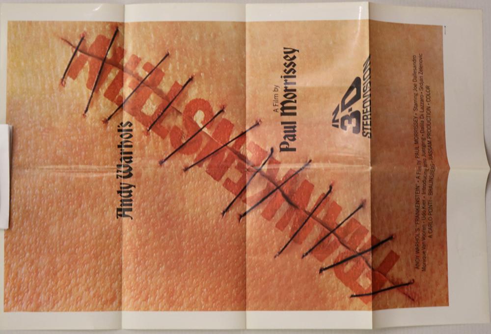 "ANDY WARHOL'S FRANKENSTEIN" AND "DRACULA" MOVIE POSTERS, (1 of 4)