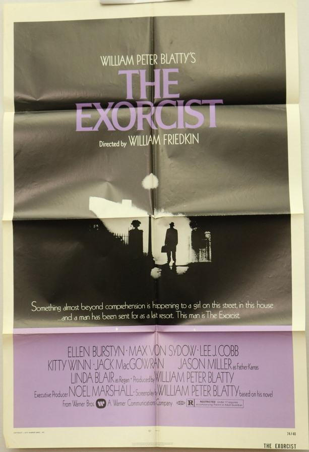 TWO "THE EXORCIST" MOVIE POSTERS. (1 of 4)