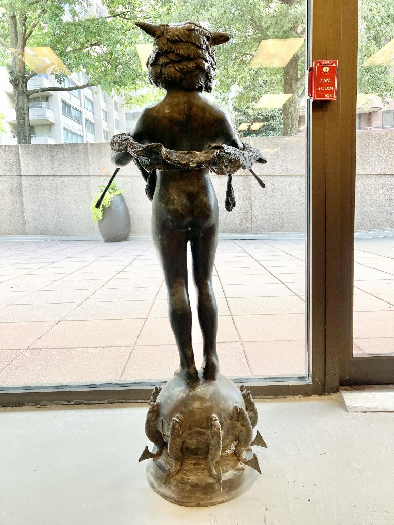 AFTER FREDERICK W. MACMONNIES (American, 1863-1937). Pan of Rohallion, This patinated metal (1 of 8)