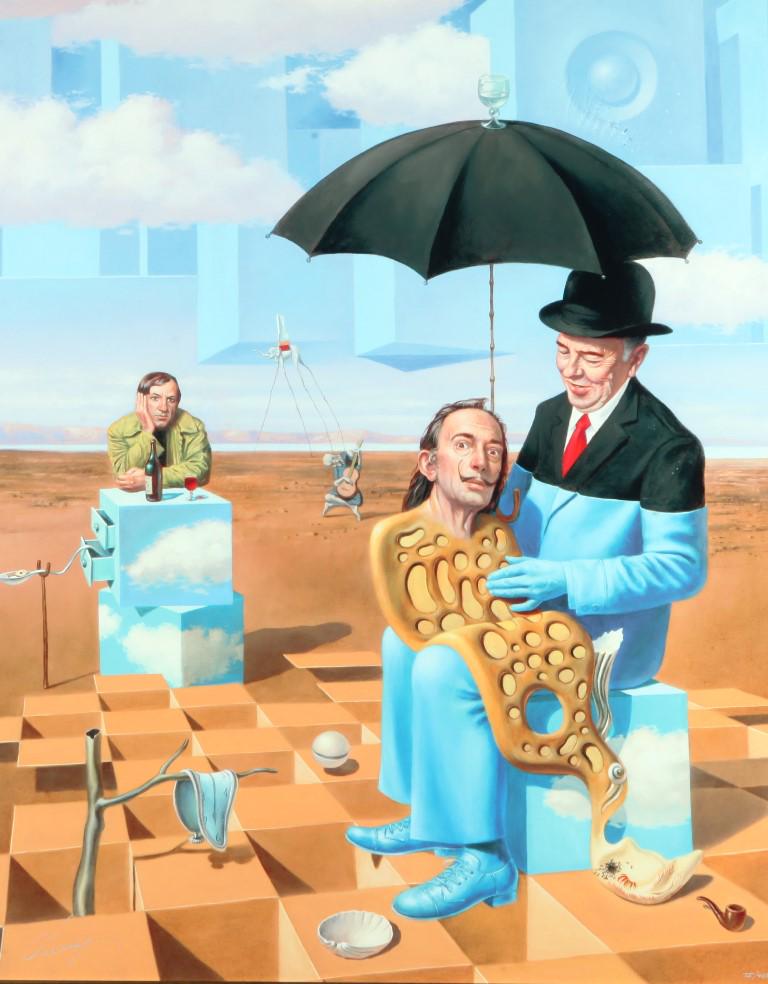 MICHAEL CHEVAL (Russian, born 1966). Lullaby of Uncle Magritte, circa 2016, Limited edition dye (1 of 1)