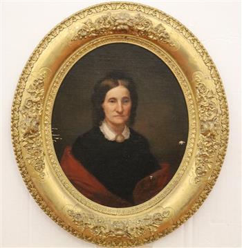 HENRY AUGUSTUS LOOP (American, 1831 - 1895). Durant Family Member, circa 1865, Oil on canvas board. (1 of 3)
