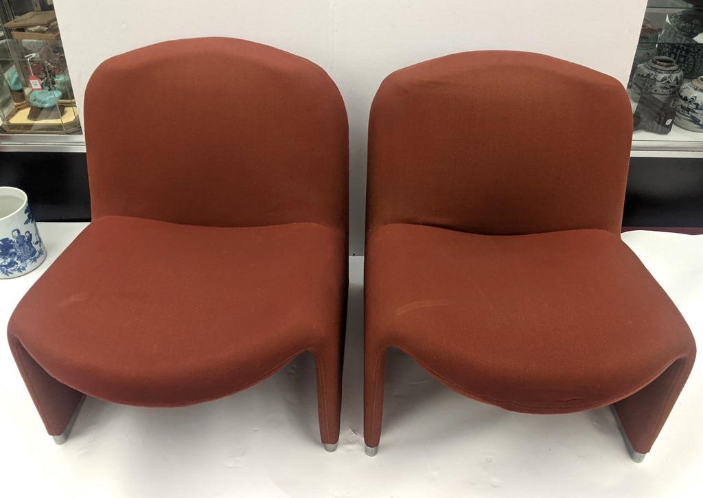 SET FIVE 1970S MODERN ITALIAN "ALKY" CHAIRS MADE BY ANONIMA CASTELLI, DESIGNED BY GIANCARLO PIRETTI, (1 of 8)