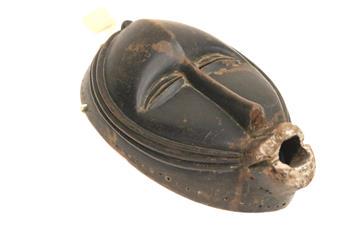 IVORY COAST WOODEN DAN CARVED MASK, Mid-20th Century . - Height: 10.5". (1 of 4)