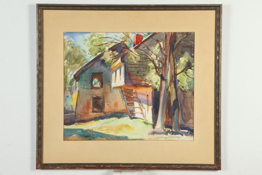 SAMUEL FRANKLIN HERSHEY (American, 1904 - 1987). Rockport, Massachusetts, 1938, Watercolor on paper. (1 of 2)