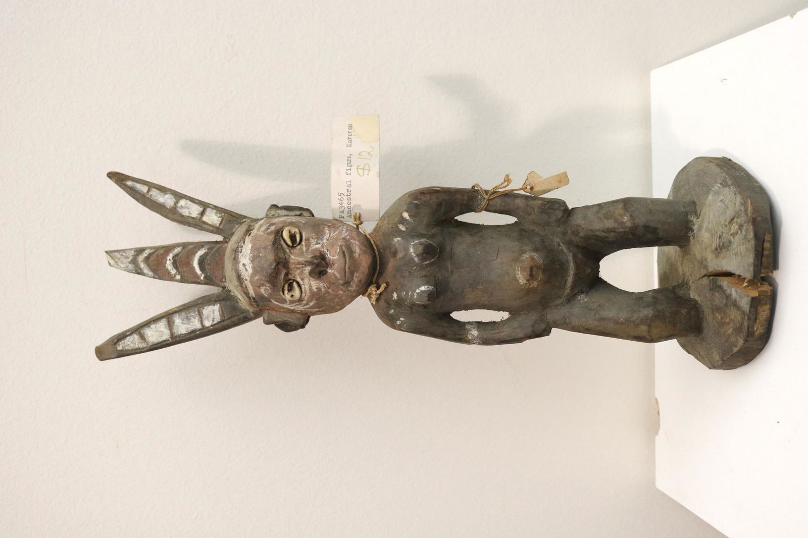 PAPA NEW GUINEA KARARAU WOODEN STATUE, Mid 20th century. (1 of 14)