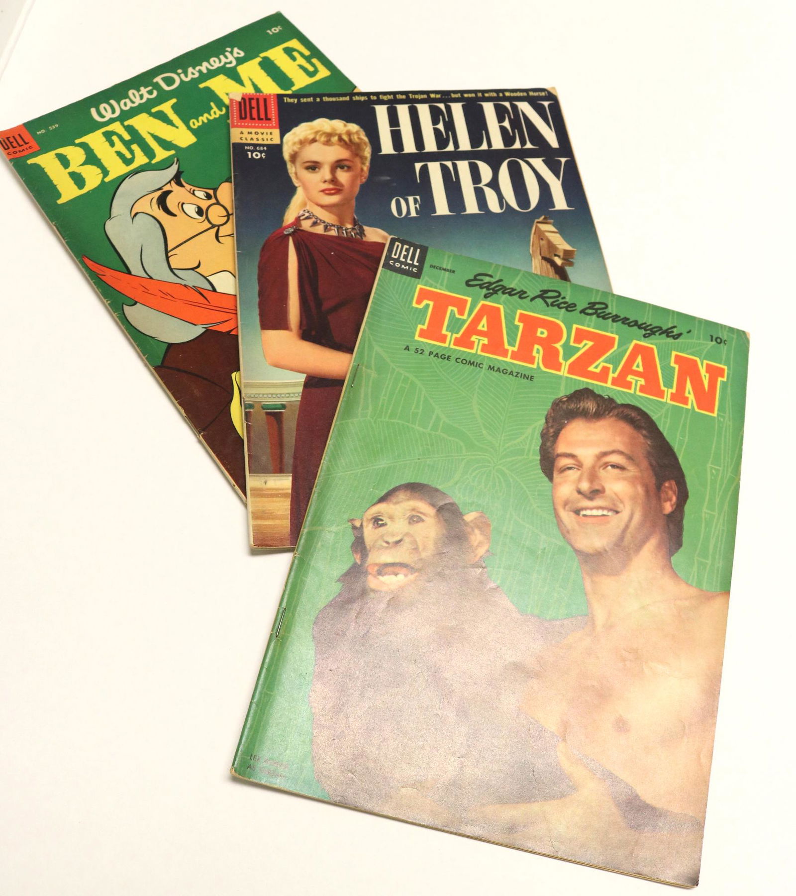 COLLECTION OF 54 ASSORTED 1950S VINTAGE TEN-CENT COMIC BOOKS, (1 of 11)