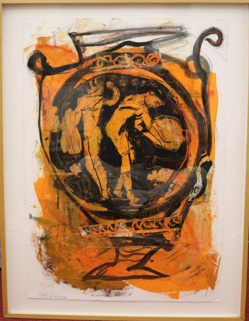 AMERICAN SCHOOL (20th Century 20th Century 20th Century). Etruscan Urn II, 1984, Mixed media on (1 of 20)