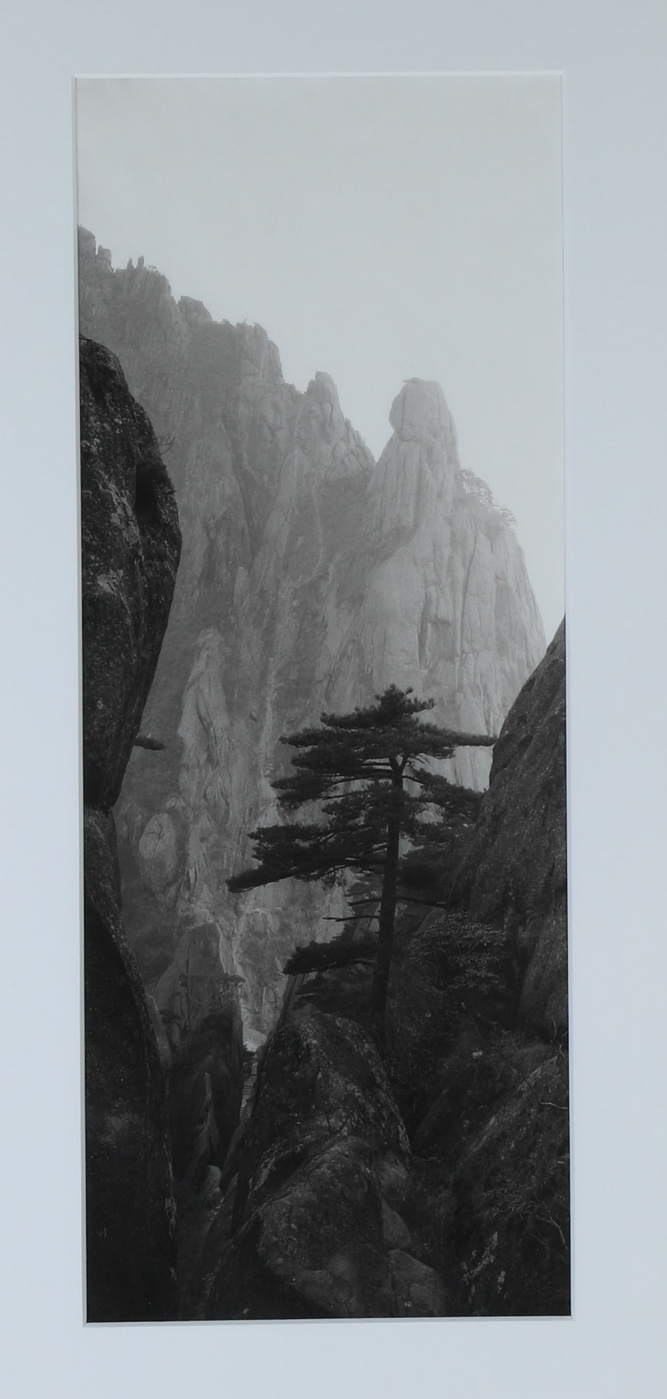 LOIS CONNER (American born 1951). Huang Shan, China, circa 1986, Platinum photograph. Framed. Not (1 of 4)