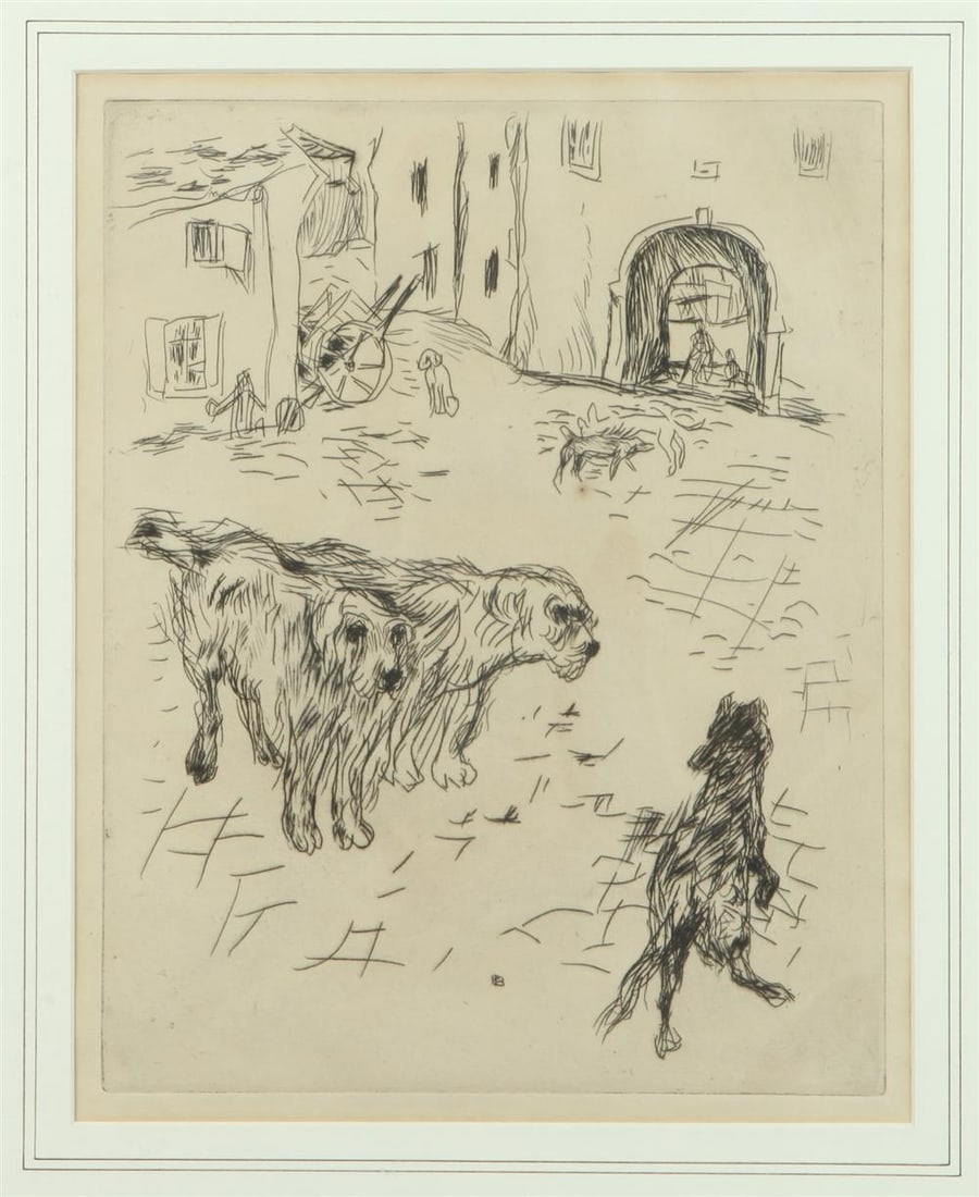 PIERRE BONNARD (French, 1867 - 1947). Dingo, 1924, Etching on paper included in the novel "Dingo" by (1 of 1)