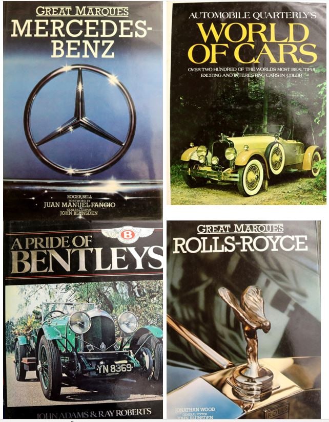 31 BOOKS AND MAGAZINES ON LUXURY CARS LIKE BENTLEY, ROLLS-ROYCE, MERCEDES BENZ. (1 of 20)