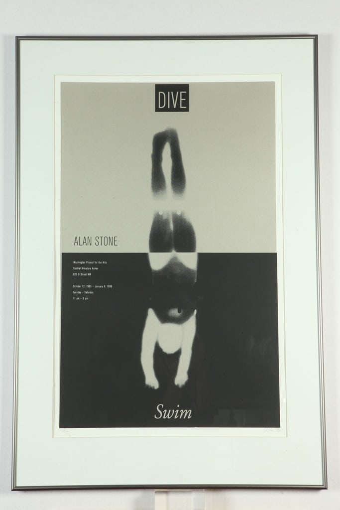 ALAN STONE (American, born 1943). Dive / Swim. 1995, Limited edition mixed media on paper numbered (1 of 2)