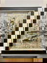 SAN MIGUEL (20th Century). Urbanscape, 1961, Oil on board. Signed and dated lower right corner.